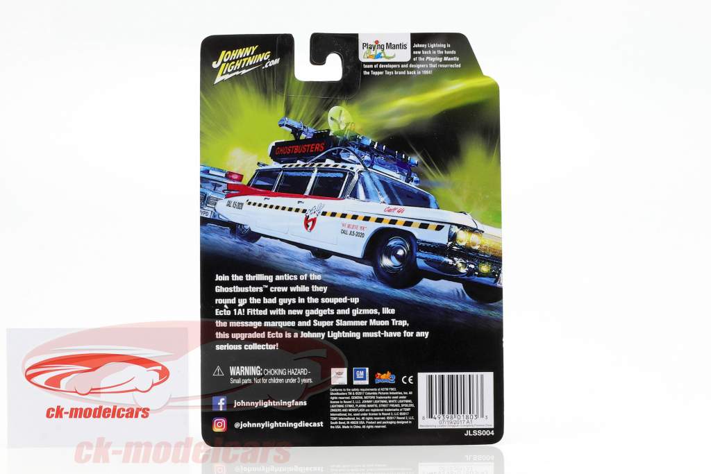 Cadillac Eldorado Ecto 1A año de construcción 1959 película Ghostbusters II (1989) blanco / rojo 1:64 JohnnyLightning