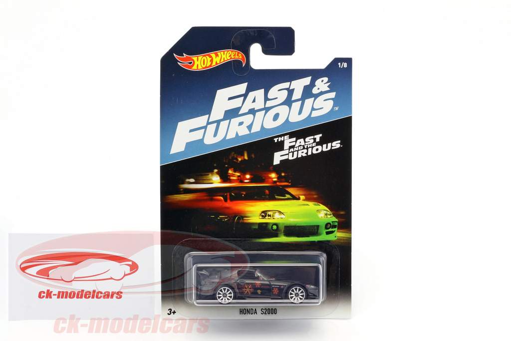 Honda S2000 Movie Fast & Furious (2001) black 1:64 HotWheels