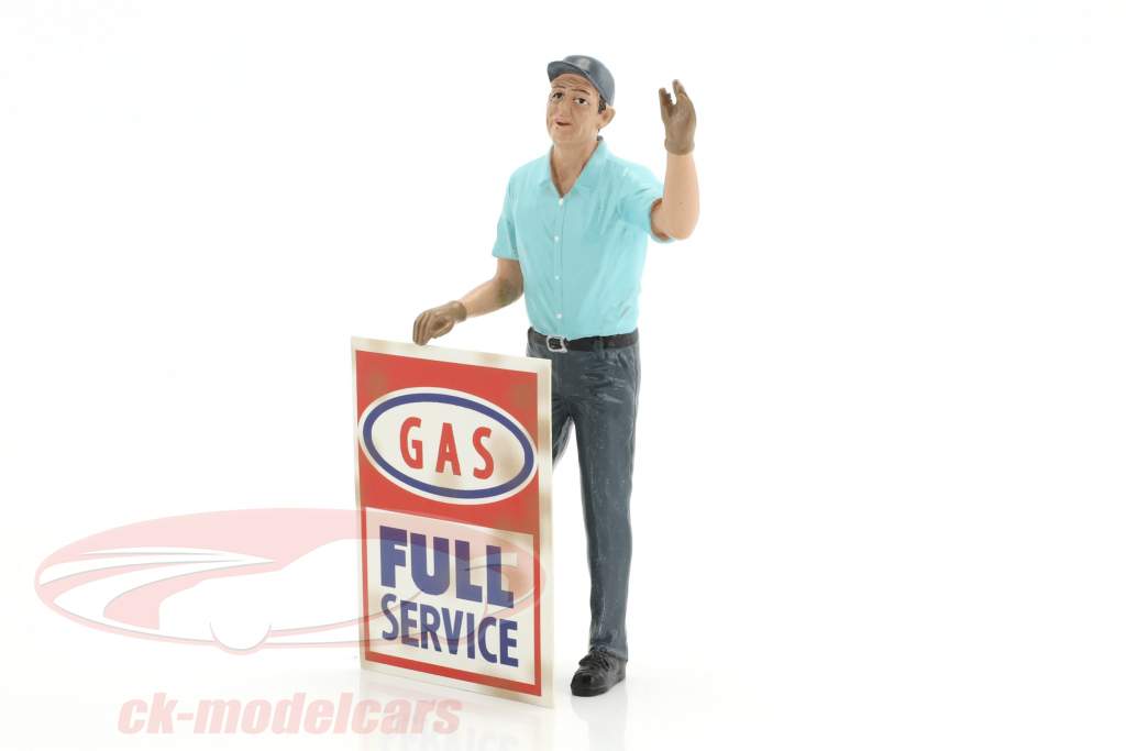 Pompiste Eric figure 1:18 American Diorama