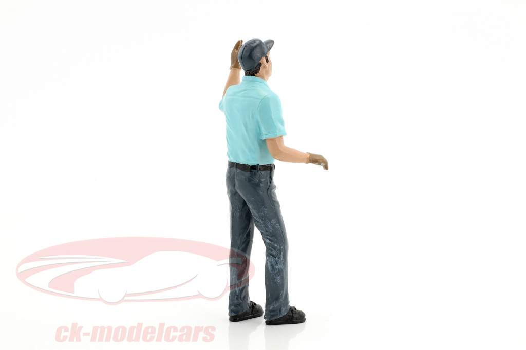 Pompiste Eric figure 1:18 American Diorama