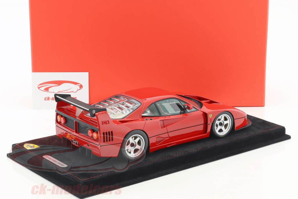Ferrari F40 LM imprensa versão 1990 vermelho 1:18 BBR