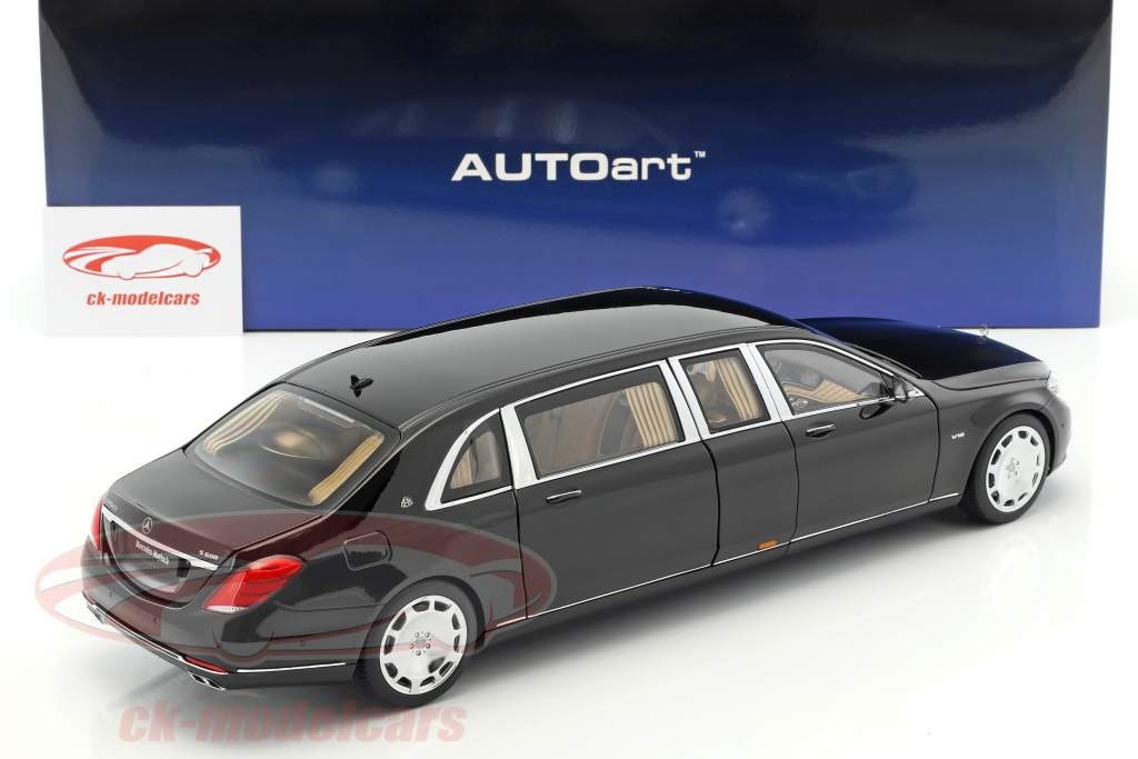 Mercedes-Benz Maybach S 600 Pullman 建造年份 2016 黑 1:18 AUTOart