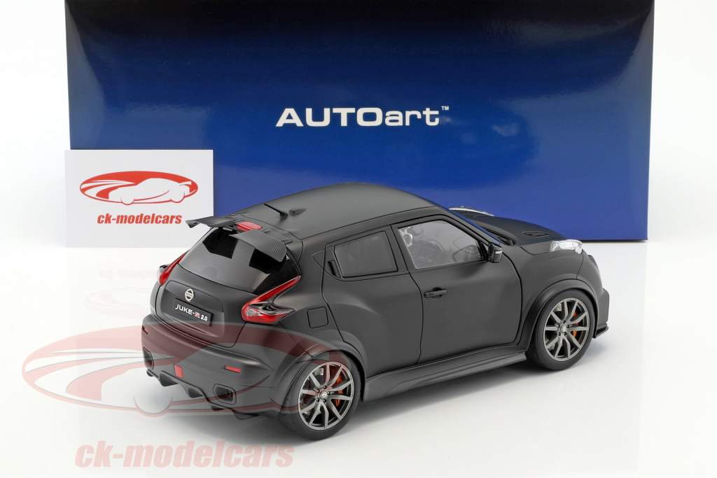 Nissan Juke R 2.0 Opførselsår 2016 måtten sort 1:18 AUTOart