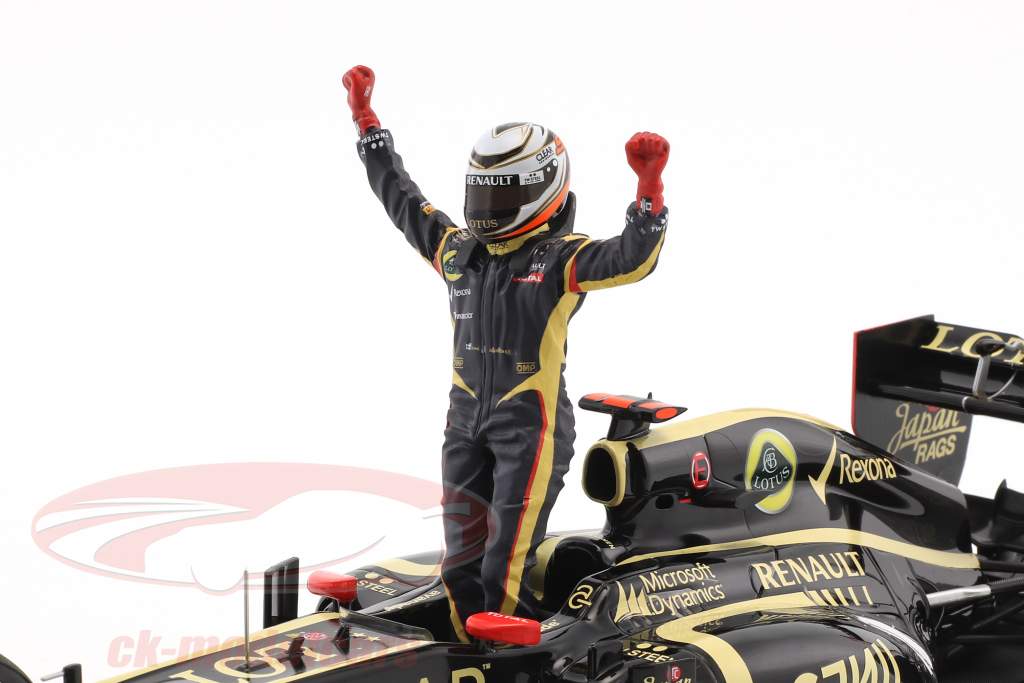 Minichamps 1:18 Kimi Räikkönen Lotus E20 #9 Winner Abu Dhabi
