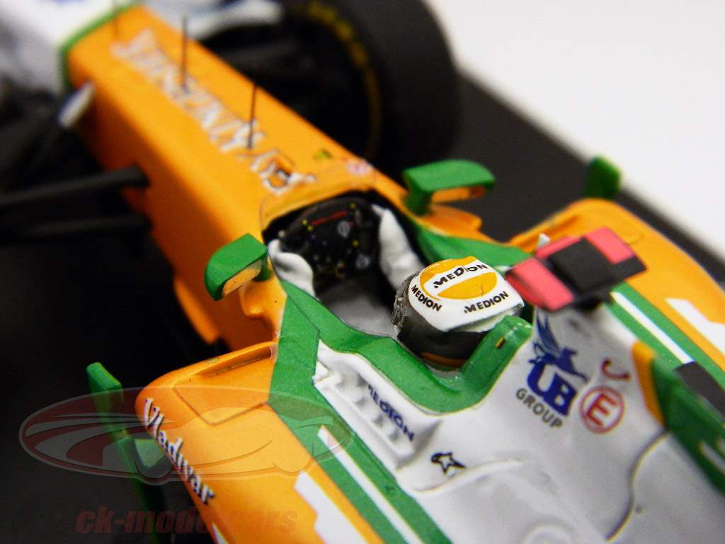 A. Sutil Force India VJM04 #14 formula 1 2011 Monaco GP 1:43 Spark