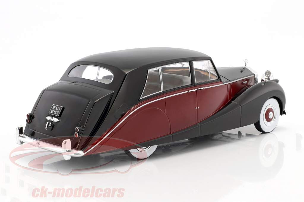 Rolls Royce Silver Wraith Empress by Hooper schwarz / dunkelrot 1:18 ModelCar Group
