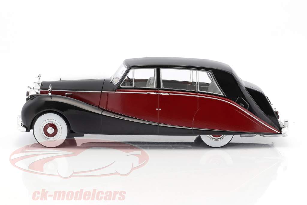 Rolls Royce Silver Wraith Empress by Hooper schwarz / dunkelrot 1:18 ModelCar Group
