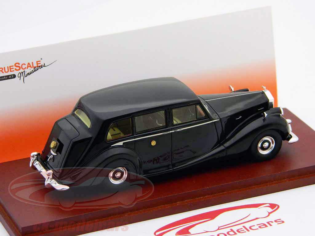 Rolls Royce Silver Wraith "Japanese Imperial" Bj. 1950 black 1:43 TrueScale