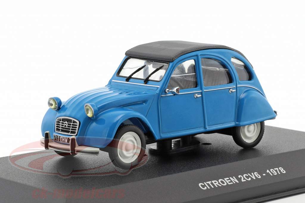 Citroen 2CV6 ano de construção 1978 azul 1:43 Solido
