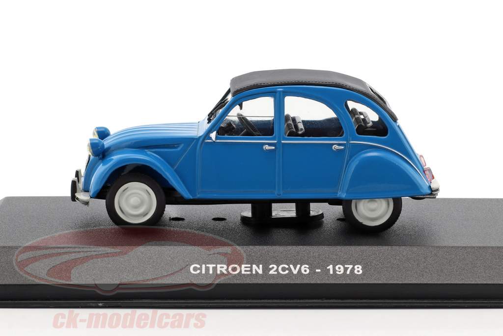 Citroen 2CV6 築 1978 ブルー 1:43 Solido
