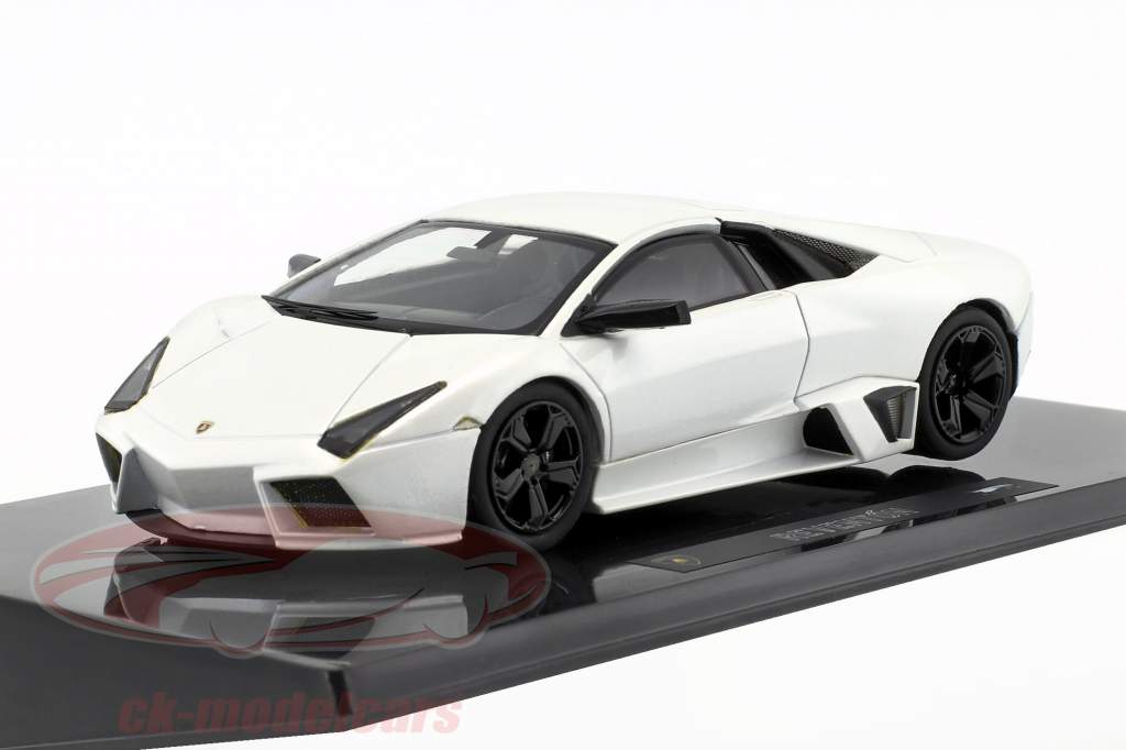 Lamborghini Reventon 建造年份 2008 珍珠 白 1:43 HotWheels Elite