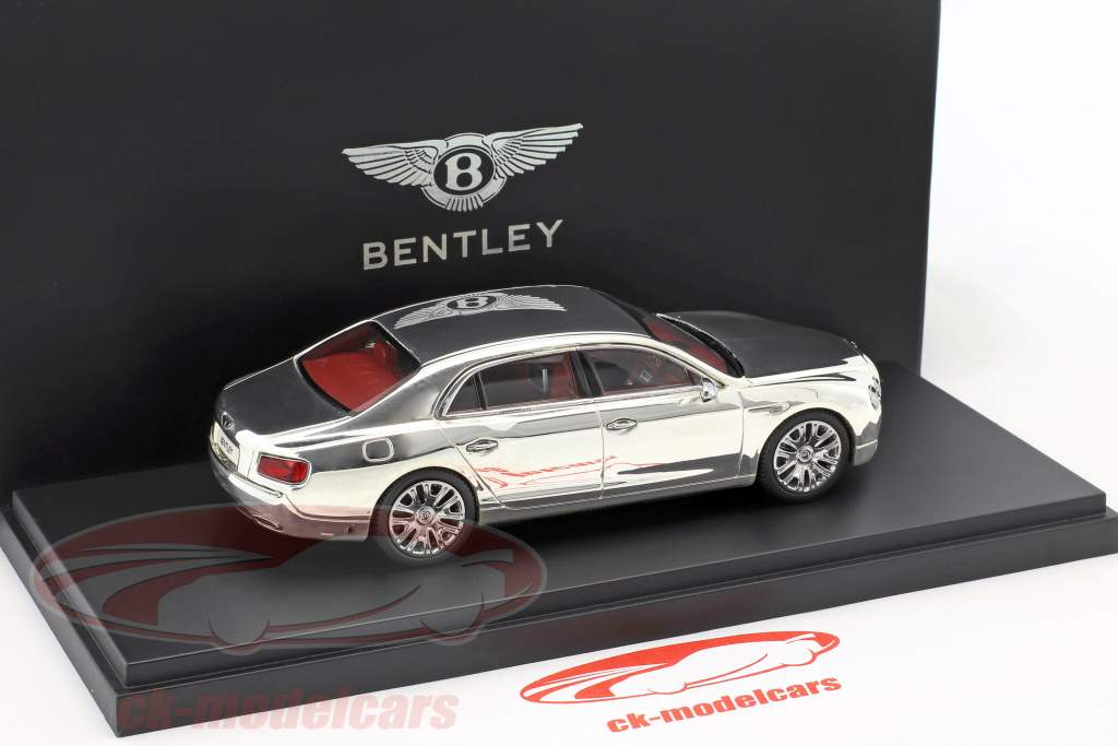 Bentley Flying Spur W12 argento plated 1:43 Kyosho