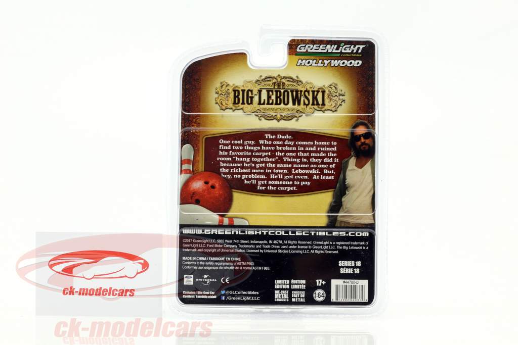 The Dude's Ford Gran Torino Baujahr 1973 Film The Big Lebowski (1998) braun / beige 1:64 Greenlight