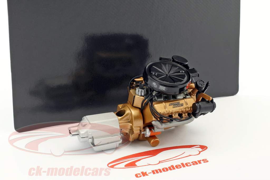 Oldsmobile Rocket moteur & transmission 1:18 GMP