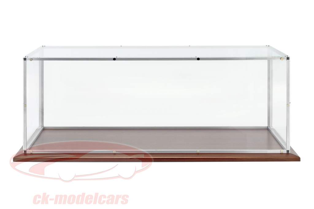 品質 アクリルガラス ショーケース とともに アルミニウムフレーム と 木製ベース 以下のために モデル で スケール 1:8