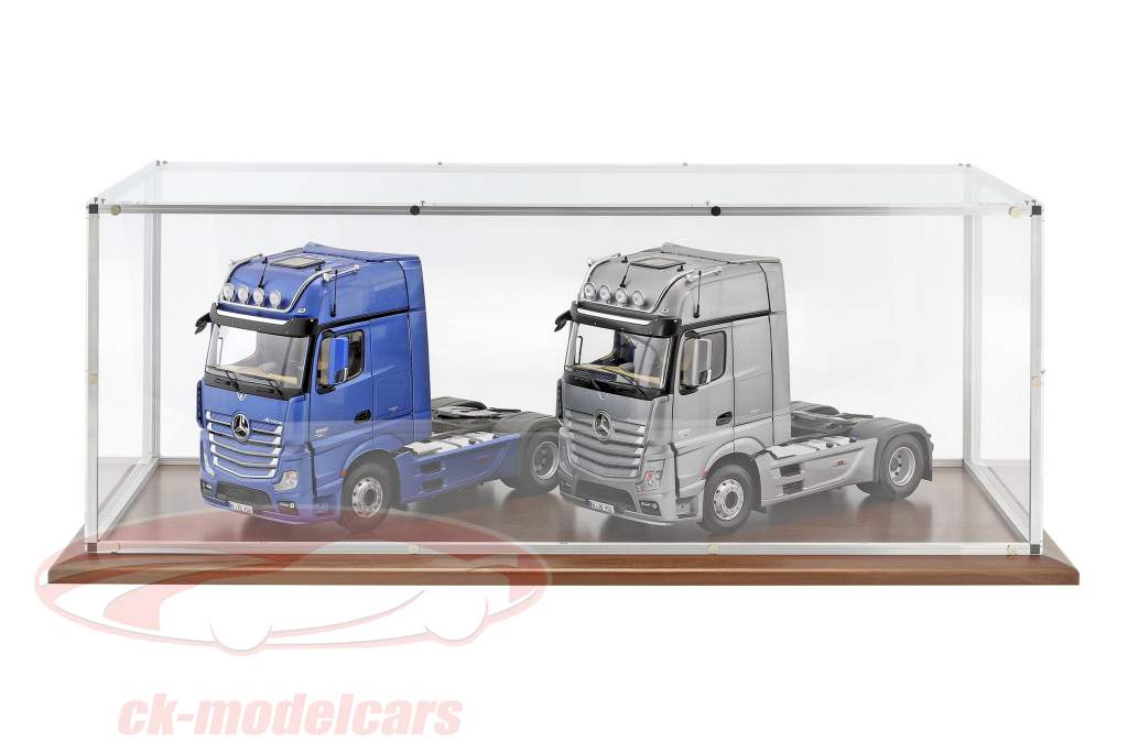 品質 アクリルガラス ショーケース とともに アルミニウムフレーム と 木製ベース 以下のために モデル で スケール 1:8