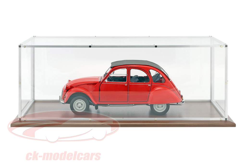 品質 アクリルガラス ショーケース とともに アルミニウムフレーム と 木製ベース 以下のために モデル で スケール 1:8