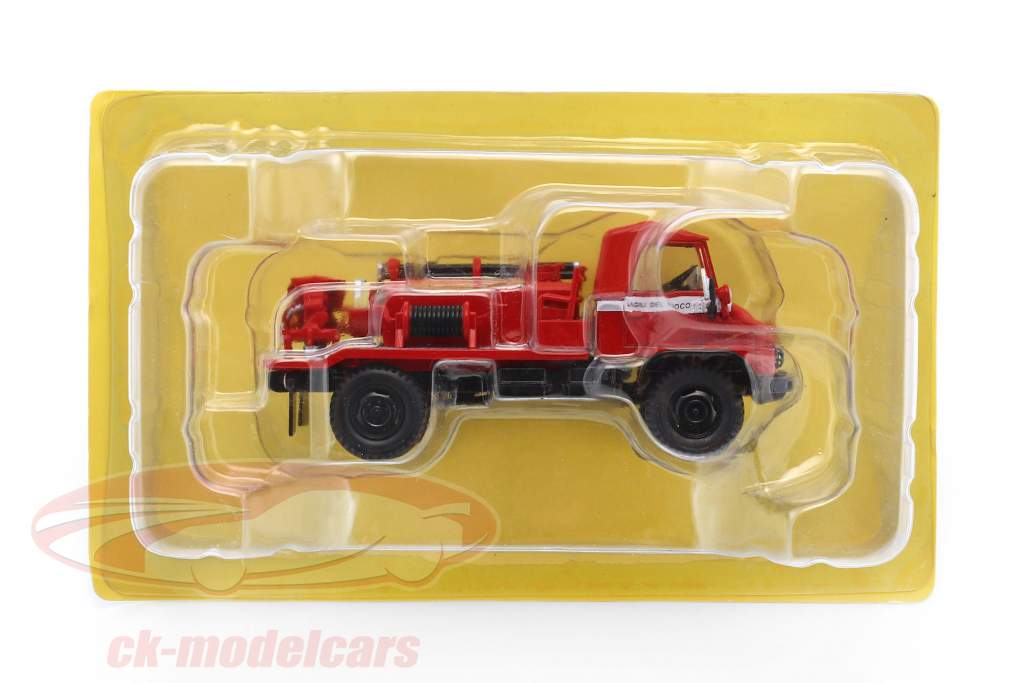 Mercedes-Benz Unimog 404 Fire Department red 1:43 Atlas