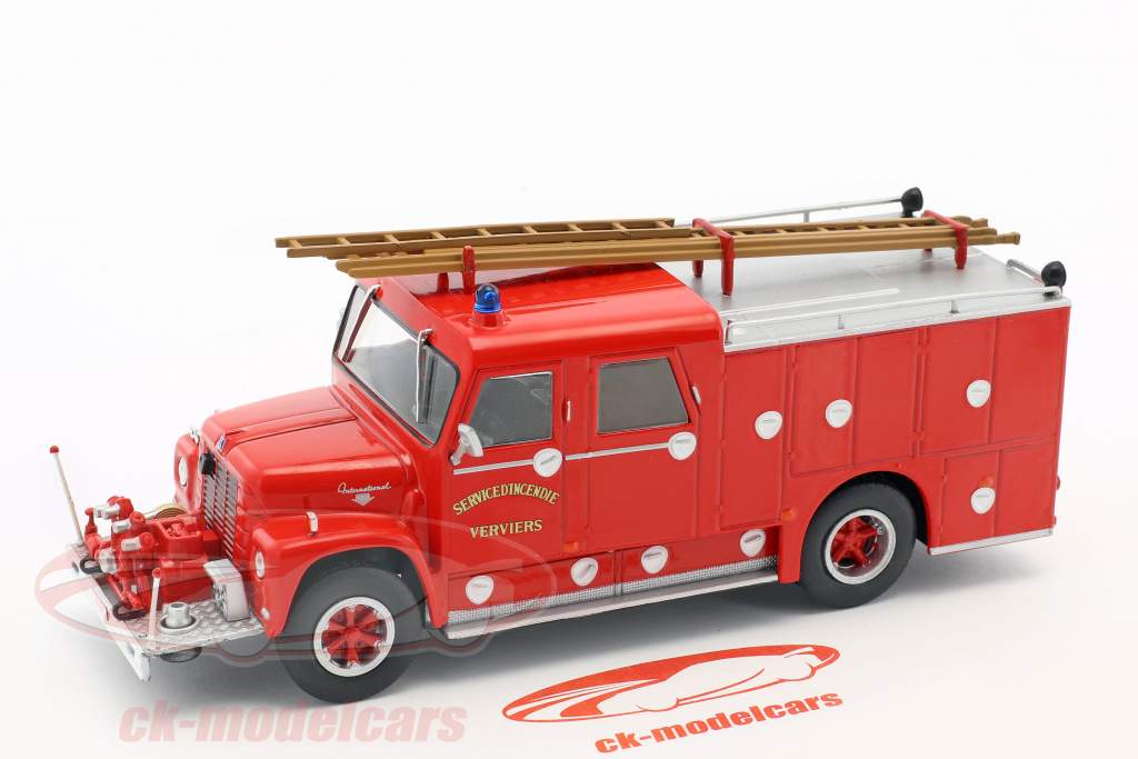 International Loadstar Wasterlain Verviers vigili del fuoco rosso 1:43 Altaya