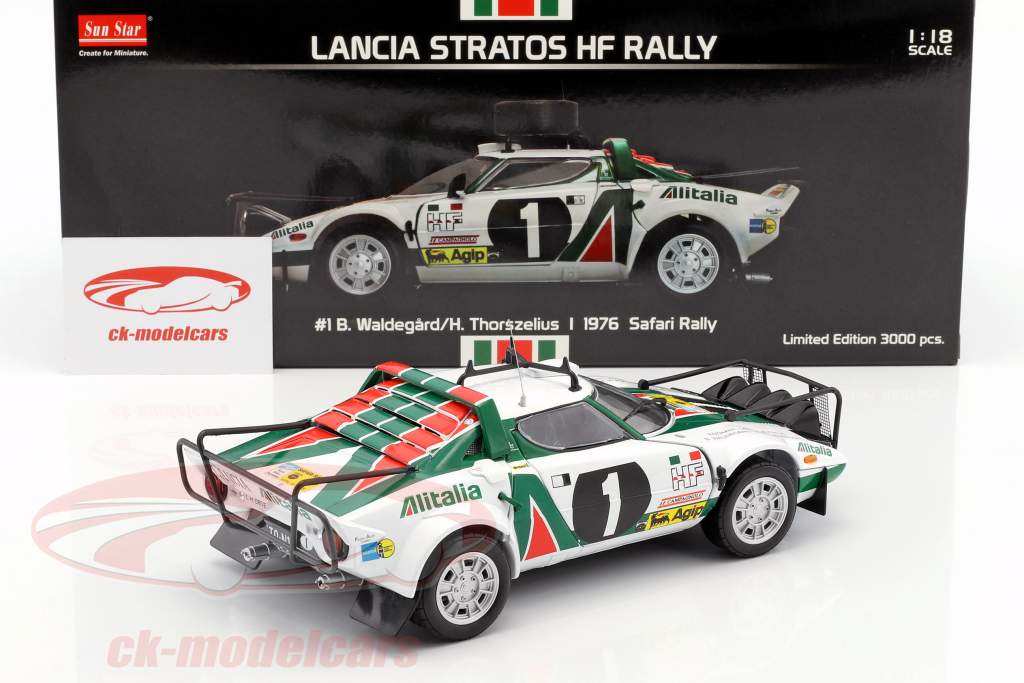 Sun Star Models 1:18 Lancia Stratos HF Rally #1 Safari Rally
