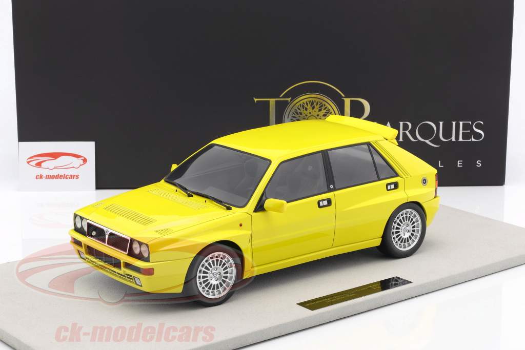 Lancia Delta Integrale Evolution Opførselsår 1987 gul 1:12 TopMarques