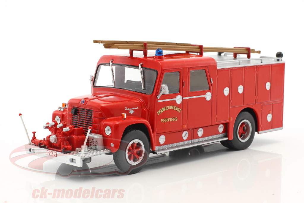 International Loadstar Wasterlain Verviers vigili del fuoco rosso 1:43 Altaya