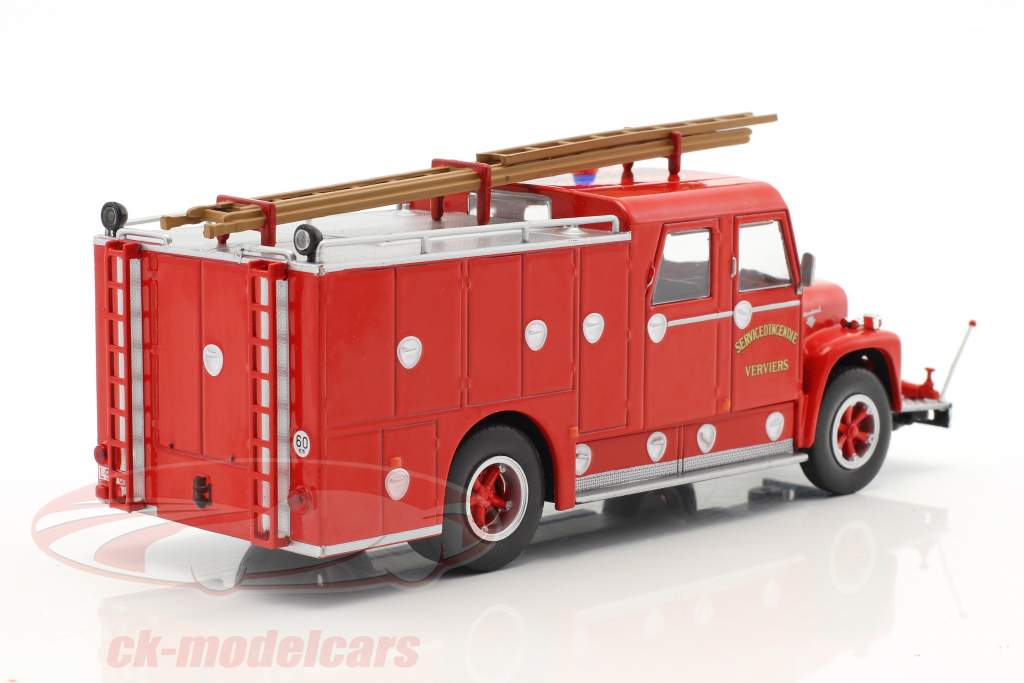 International Loadstar Wasterlain Verviers vigili del fuoco rosso 1:43 Altaya