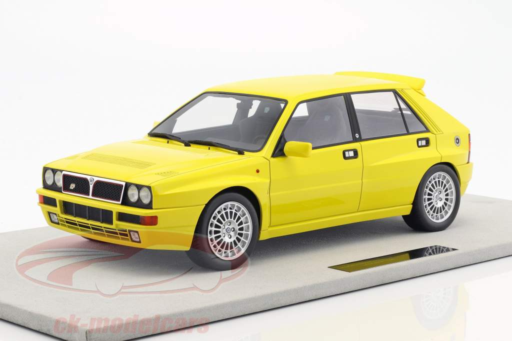 Lancia Delta Integrale Evolution année de construction 1987 jaune 1:12 TopMarques
