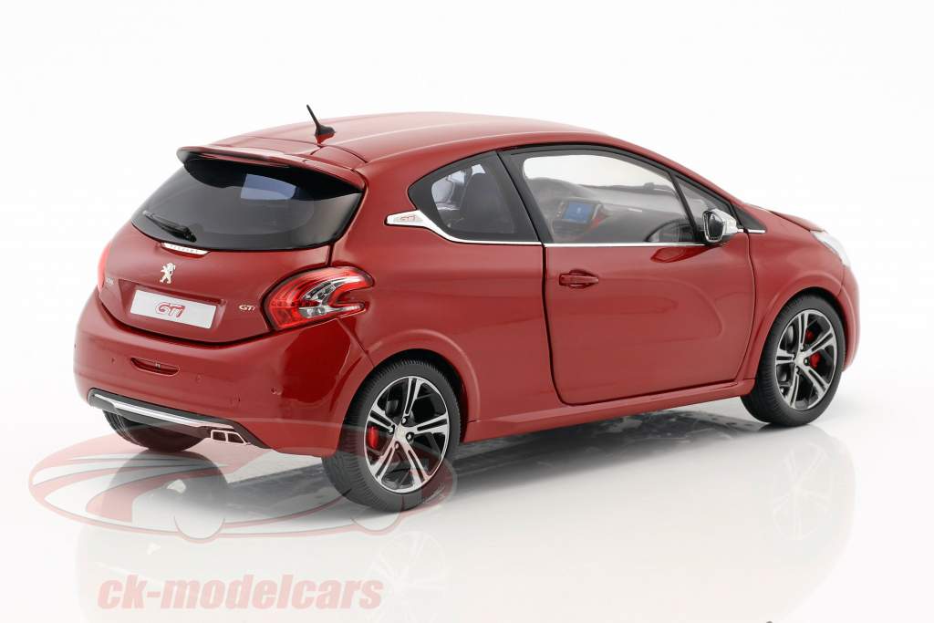 Peugeot 208 GTi year 2013 ruby red 1:18 Norev