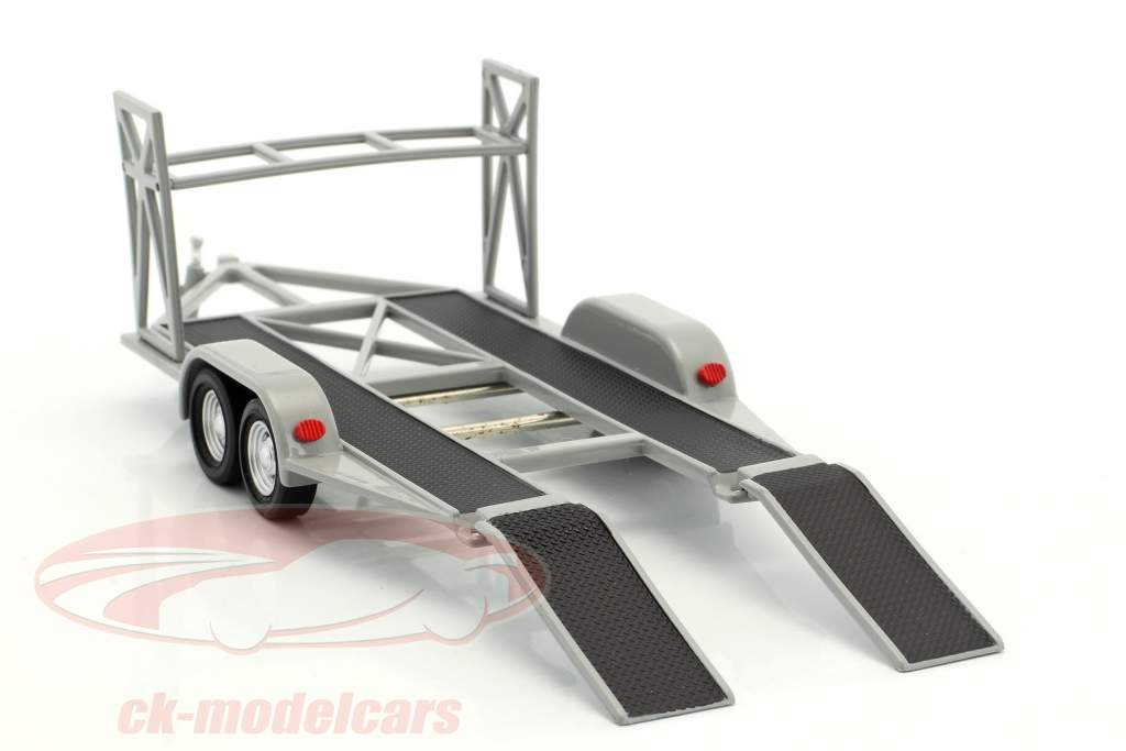 тандем прицеп с покрышка стеллаж серый 1:43 GMP