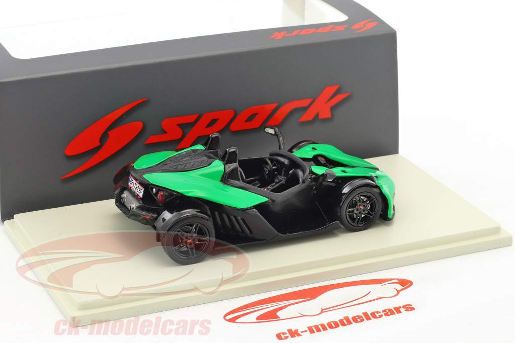 KTM X-Bow R 建造年份 2016 绿 / 黑 1:43 Spark