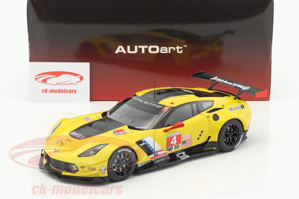 Chevrolet Corvette C7.R #4 vincitore Lime Rock IMSA 2016 Gavin, Milner 1:18 AUTOart
