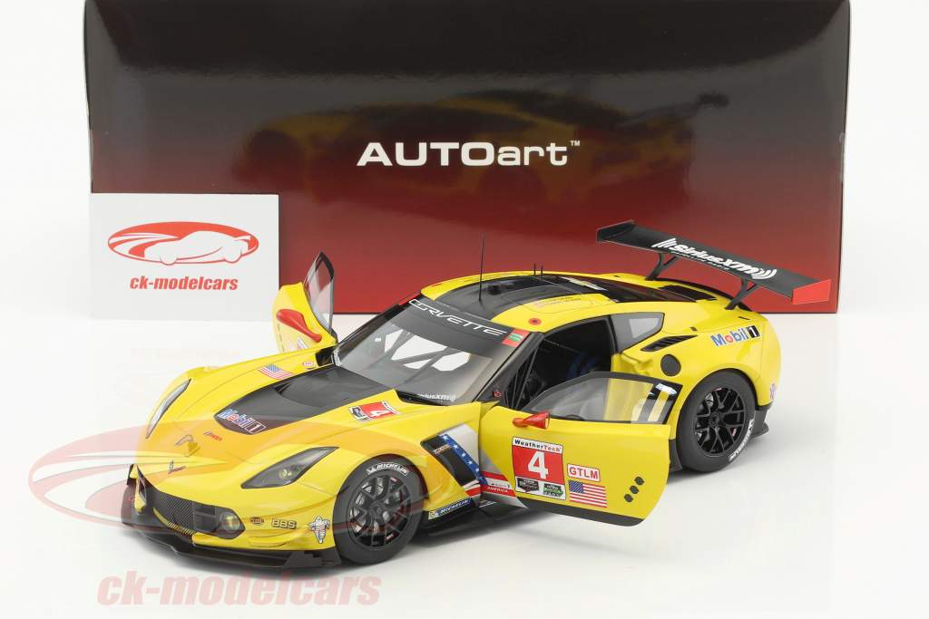 Chevrolet Corvette C7.R #4 vincitore Lime Rock IMSA 2016 Gavin, Milner 1:18 AUTOart