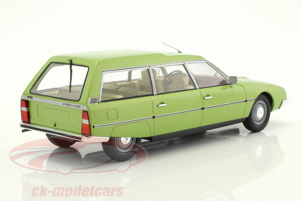 Citroen CX 2400 Super Break série I Année de construction 1976 vert métallique 1:18 ModelCar Group