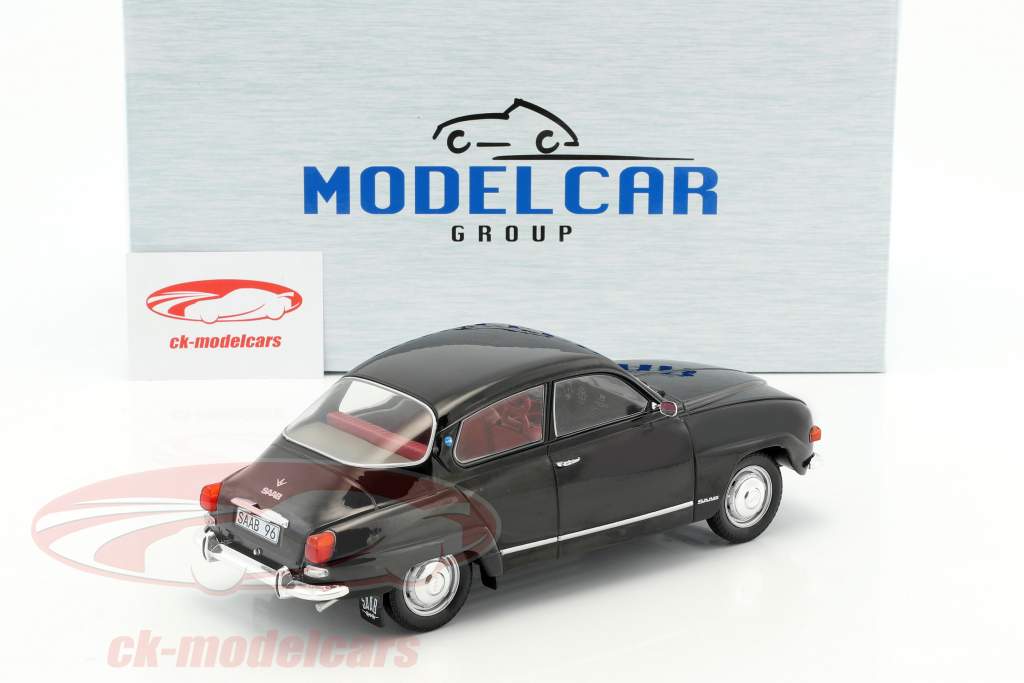 Saab 96 V4 preto 1:18 ModelCar Group