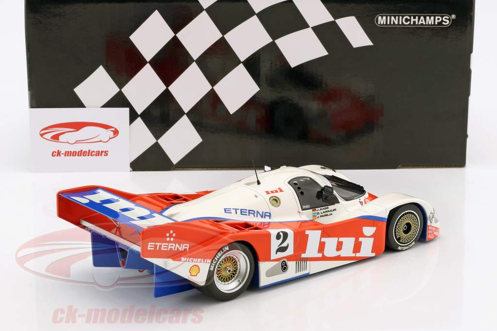 Porsche 962 C Brun #2 3rd 1000km Nürburgring 1987 1:18 Minichamps
