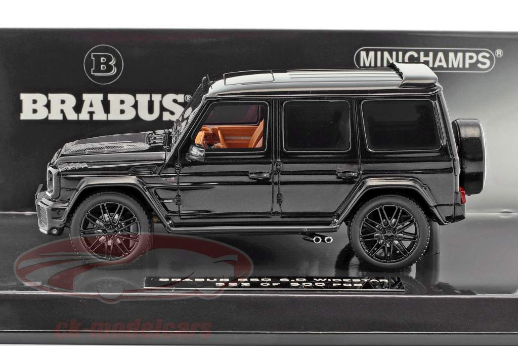 Brabus 850 6.0 Biturbo Widestar 築 2016 黒 1:43 Minichamps