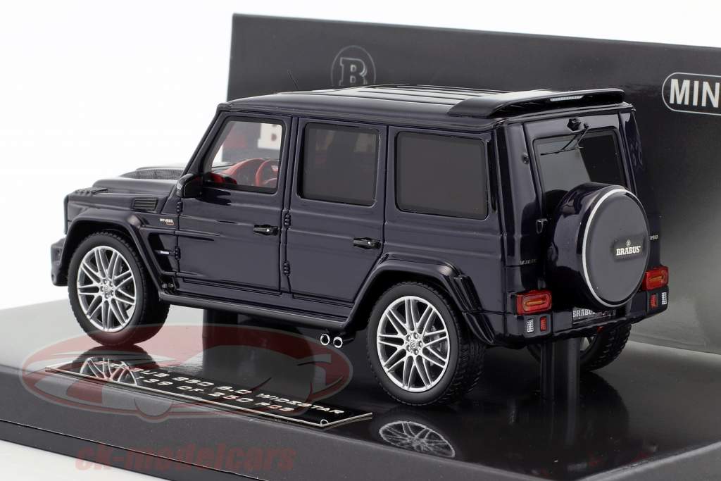 Brabus 850 6.0 Biturbo Widestar 建造年份 2016 黑暗 蓝 1:43 Minichamps