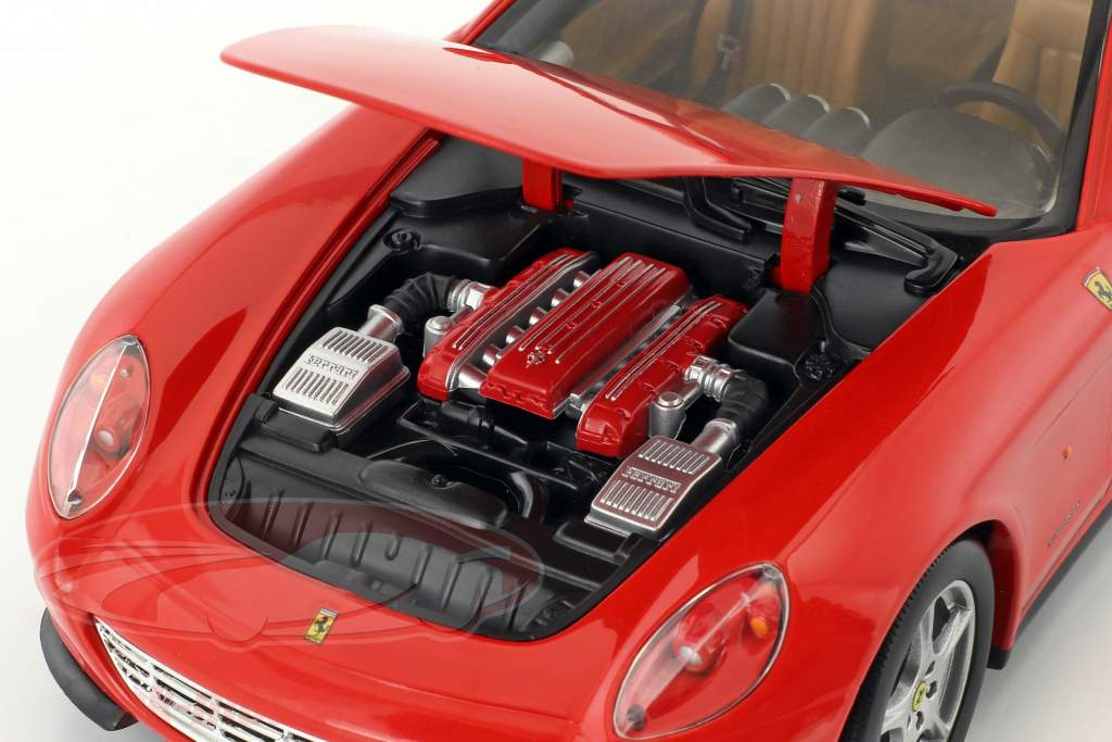 法拉利612 Scaglietti的年份2004转/红色1:18的Hotwheels