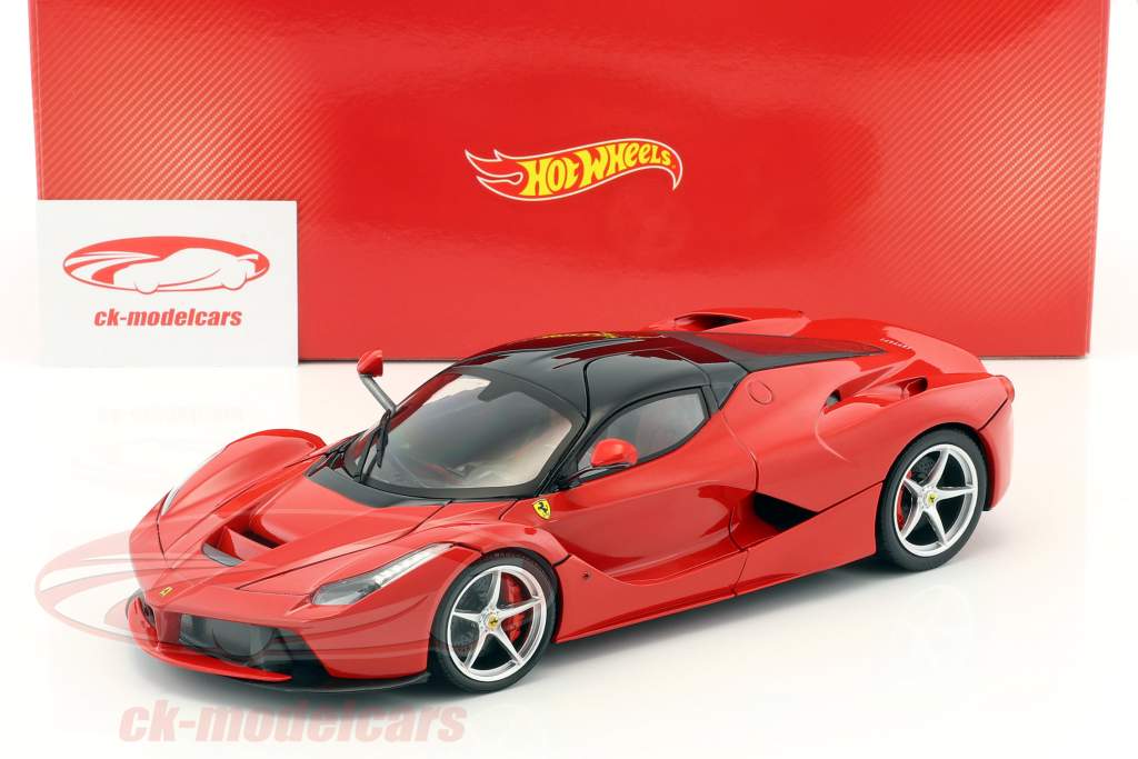 Ferrari LaFerrari År 2013 rød 1:18 HotWheels Foundation