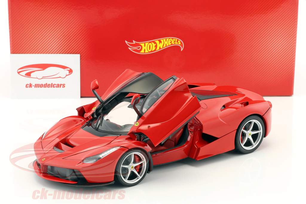 Ferrari LaFerrari Year 2013 red 1:18 HotWheels Foundation