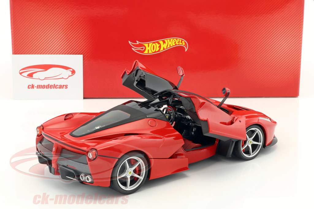 Ferrari LaFerrari År 2013 rød 1:18 HotWheels Foundation