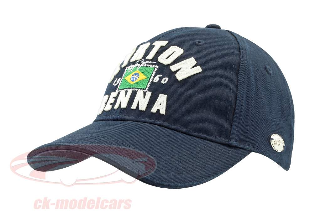 车手:埃尔顿·塞纳 赛车帽 1960年 深蓝色