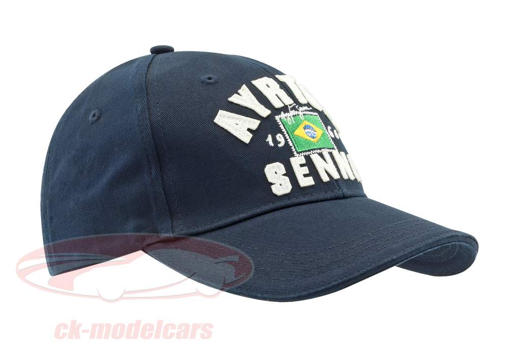 车手:埃尔顿·塞纳 赛车帽 1960年 深蓝色