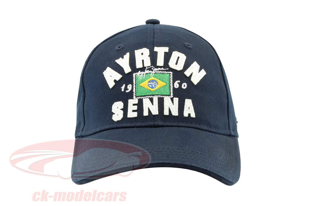 车手:埃尔顿·塞纳 赛车帽 1960年 深蓝色