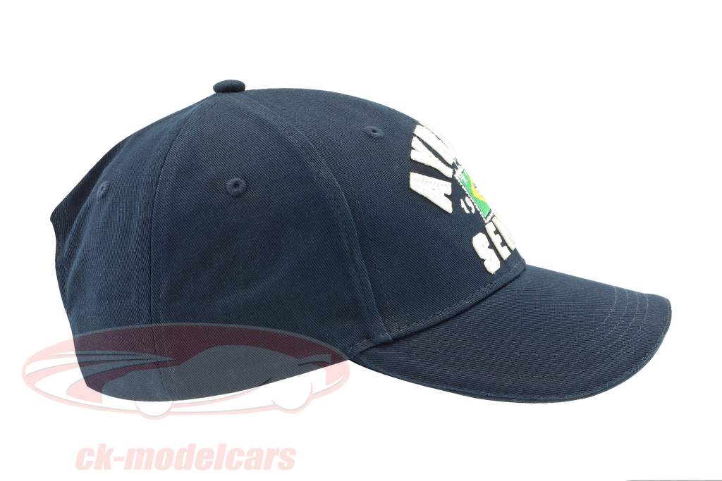 车手:埃尔顿·塞纳 赛车帽 1960年 深蓝色