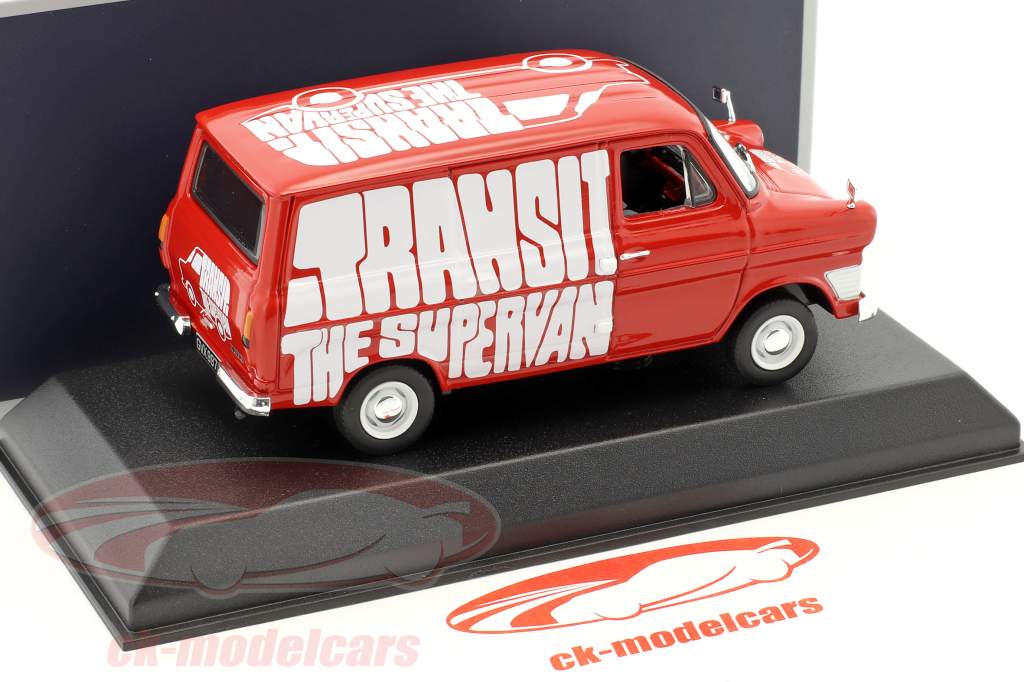 Ford Transit バン 築 1965 赤 1:43 Norev