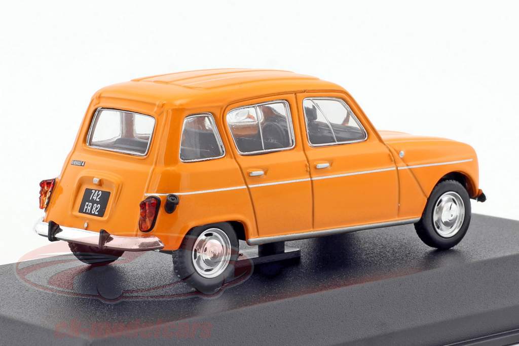 Renault 4 année de construction 1974 orange 1:43 Norev