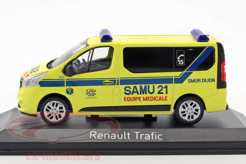 Renault Trafic SAMU Год постройки 2014 желтый / синий 1:43 Norev