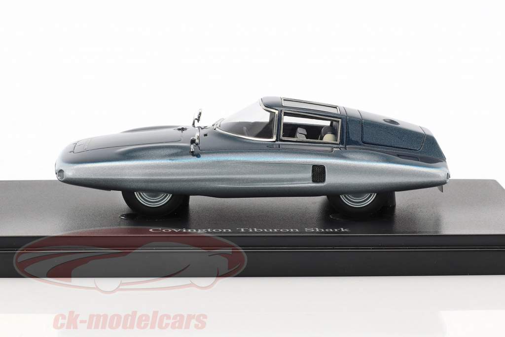 Covington Tiburon Shark year 1961 blue 1:43 AutoCult